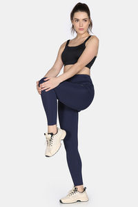 Zelocity Quick Dry Gym Leggings - Naval Academy — thumbnail 5
